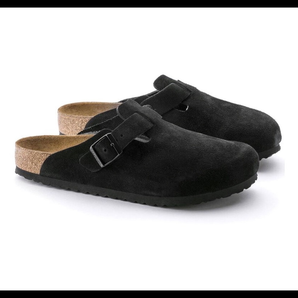 NIB Mens Birkenstock Boston Suede Leather- Size 10